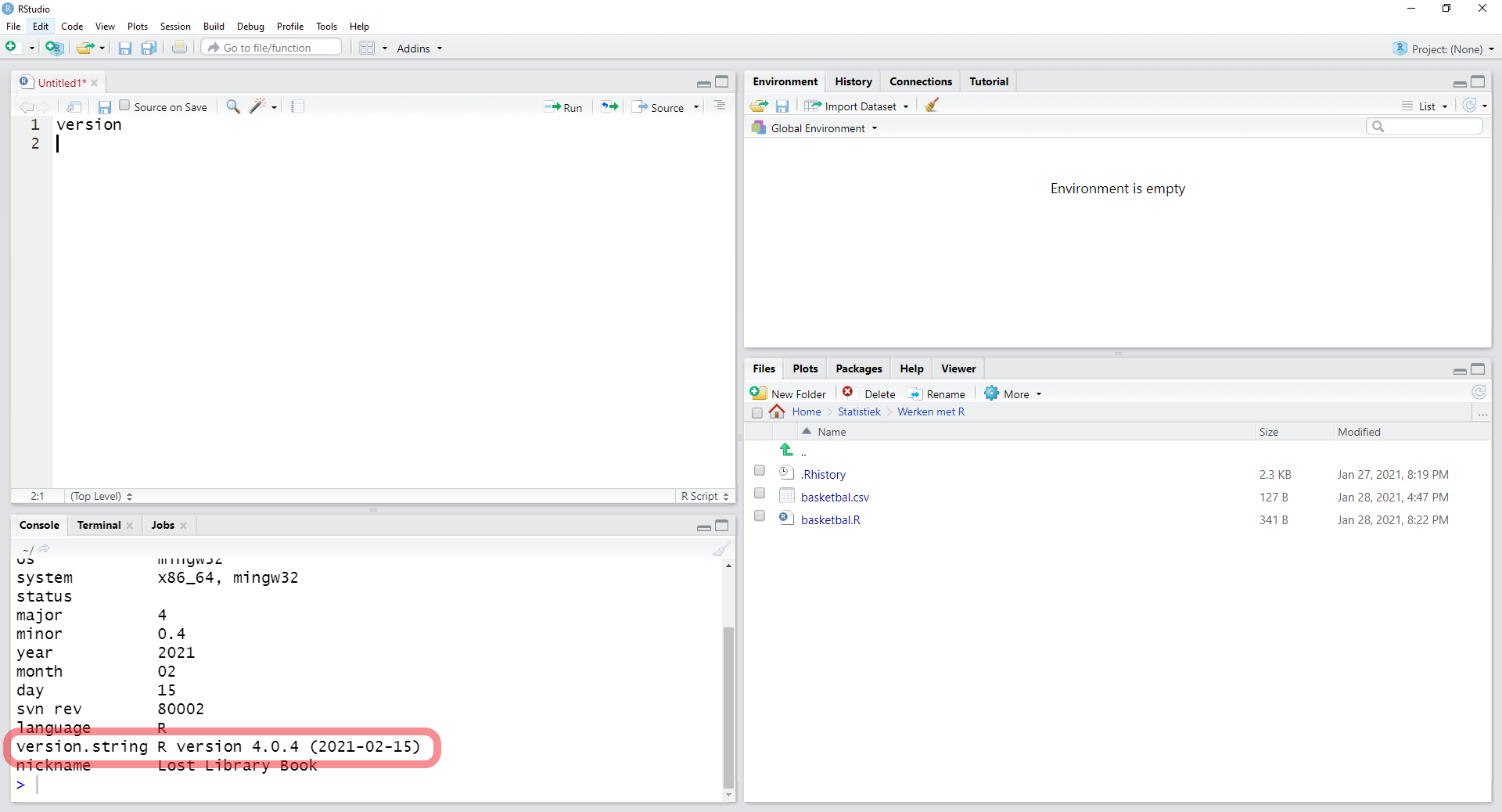 Introductie R - 3 R en RStudio installeren
